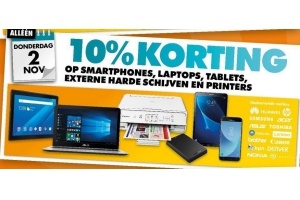 smartphones laptops tablets externe harde schrijven en printers