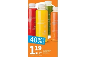 verse sappen en smoothies