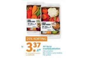 ah verse maaltijdpakketten