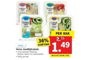 verse maaltijdsalade lidl