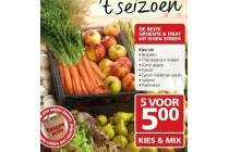de beste groente en fruit uit eigen streek