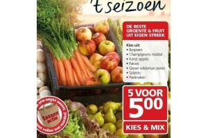 de beste groente en fruit uit eigen streek