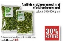 andijvie grof boerenkool grof of pittige boerenkool