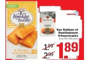 van dobben of kwekkeboom frituursnacks