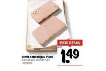 ambachtelijke pate