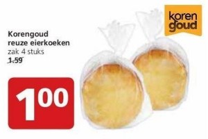 korengoud reuze eierkoeken