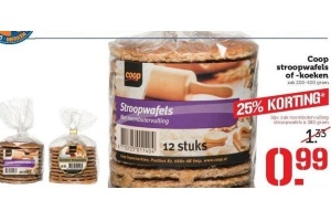 coop stroopwafels of koeken