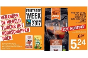 top van coop fair trade original of cafe intencion koffie