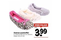 dames pantoffel