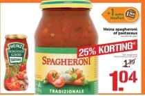 heinz spagheroni of pastasaus