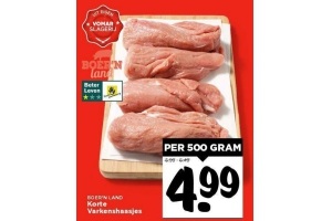 korte varkenshaasjes