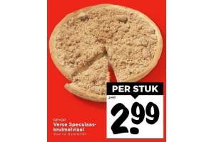 verse speculaas kruimelvlaai voor eur2 99