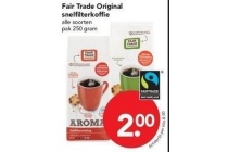 fair trade original snelfilterkoffie