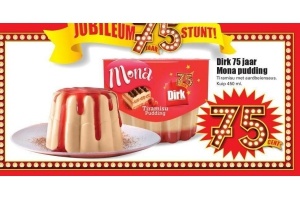 dirk 75 jaar mona pudding