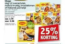 maggi dag of ovenschotel mals en kruid braadstomen of hollands pannetje