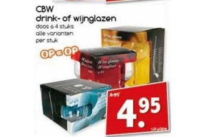 cbw drink of wijnglazen