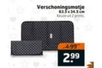 verschoningsmatje