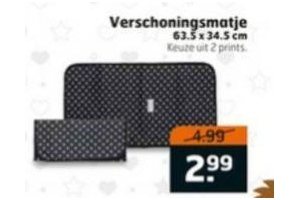 verschoningsmatje