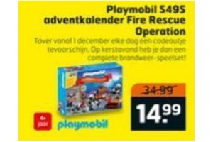 playmobil 5495 adventikalender