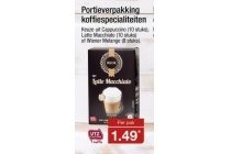 portieverpakking koffiespecialiteiten