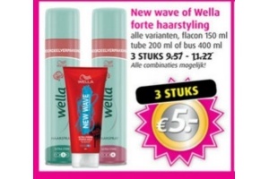 new wave of wella forte haarstyling