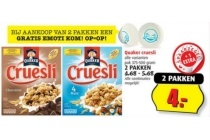 quaker cruesli