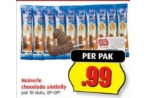 heinerle chocolade sintlolly