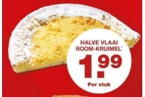 halve vlaai room kruimel