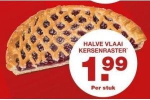 halve vlaai kersenraster