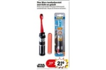 star wars tandenborstel met licht en geluid