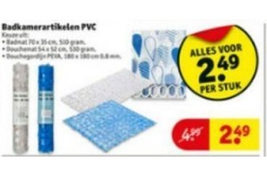 badkamerartikelen pvc