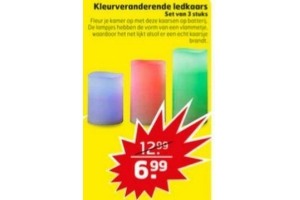 kleurveranderende ledkaars