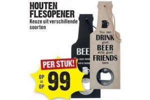 houten flesopener