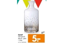 karaf met goud decor