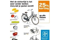 25 korting op alle fietsen