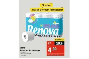 renova toiletpapier 3 laags