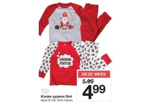 kinder pyjama shirt