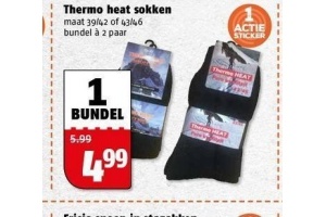 thermo heat sokken