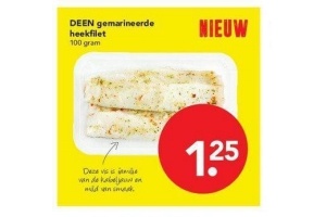 deen gemarineerde heekfilet