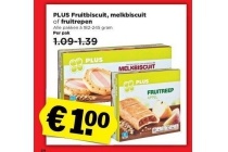 plus fruitbiscuit melkbiscuit