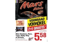 mini snickers mars twix milky way of bounty