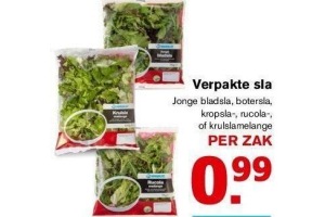 verpakte sla