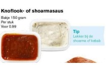 knoflook of shoarmasaus