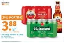 alle overige heineken of amstel