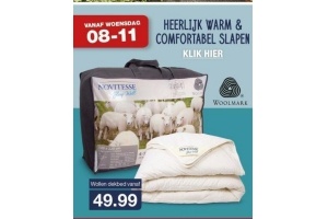 woolmark wollen dekbed