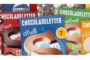 grote chocoladeletter