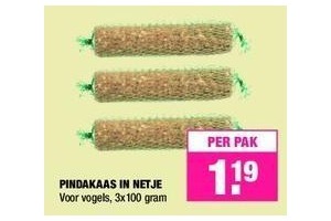 pindakaas in netje