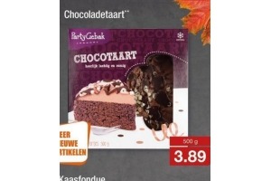 chocoladetaart