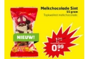 melkchocolade sint