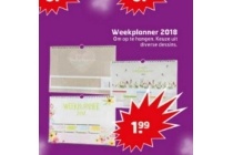 weekplanner 2018